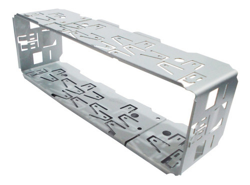 Consola Faja Metalica Stereos Simple Din Montaje Universal 0