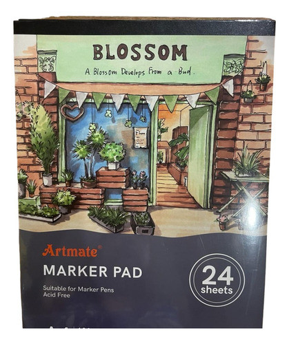 Block Artmate Para Marcador A4 100grs 24 Hojas 0