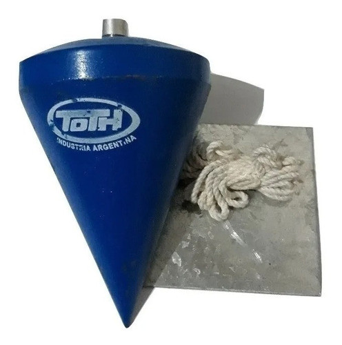 Plomada De Albañil 300 Grs Con Piolin En Blister 0