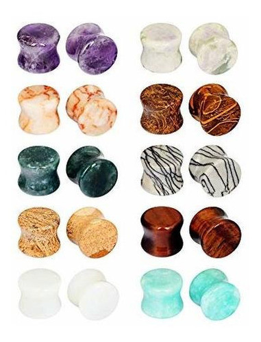 20 Piezas Expansores De Piedras Distintas Tamaños Tuneles En 0