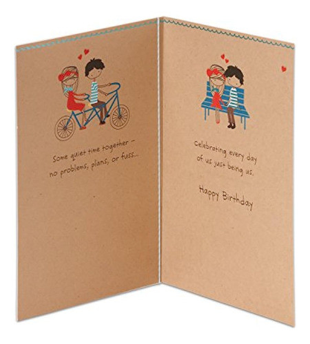 Tarjeta De Cumpleaños Romántica American Greetings (siendo N 0
