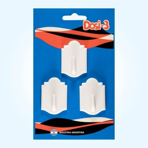 Set De Perchas Cuadradas Autoadhesiva  X3u Pettish Online 0