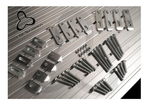 Kit De 16 Clamps Con Tiradores Para Mesa Ranurada 18110 Cnc 0