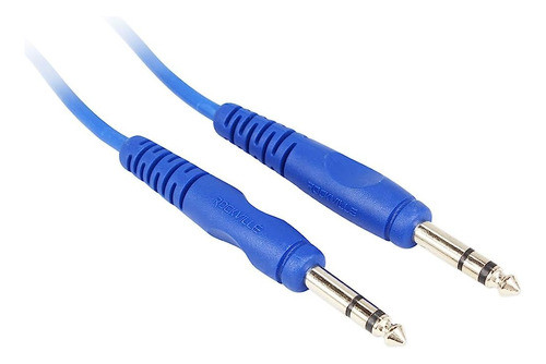 Rockville Rctr110bl 10' 1/4'' Trs A 1/4'' Trs Cable, Azul, 1 0