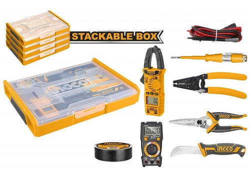 Set Organizador + 7 Herramientas Aisladas Ingco Rey Ofertas 0