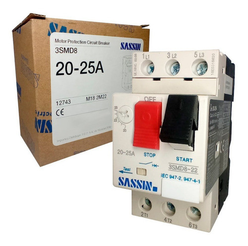 Guardamotor Trifasico 20-25a Sassin 3smd8 0