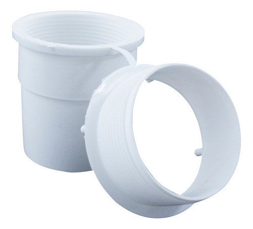Conector Plastico Blanco P/ Caño 2 Pulgadas 50mm Ip40 0