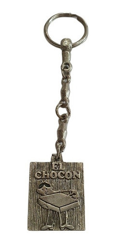 Llavero Coleccionable Metal Publicidad Retro - El Chocon 0