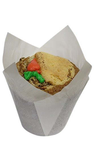 Decony Large Tulip Baking Cup Cupcake Muffin Liners - Tamaño 0