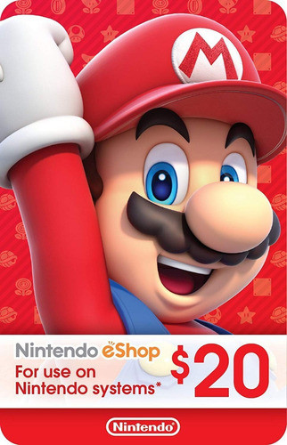Nintendo Eshop 20 Usd Switch / Wii U / 3ds - Globalpingames 0