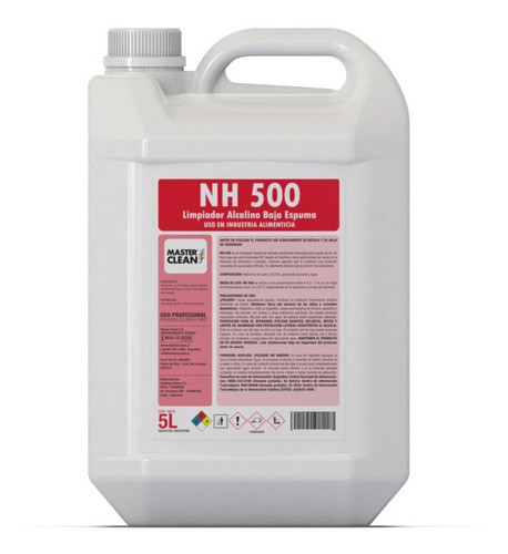 Limpiador Alcalino Baja Espuma X 5lts - Master Clean 0