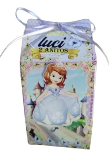 15 Cajitas Milk Box # De La Princesa Sofía 0