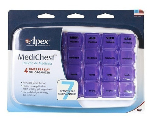 Apex Estuche De Medicina Organizador Portable 0