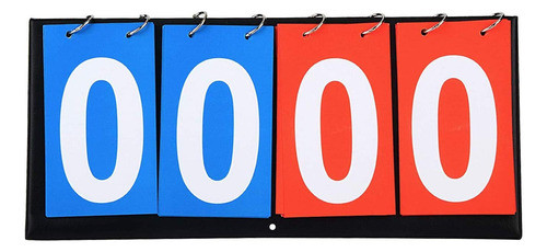 Liusm 4-digital Portátil Mesa Superior Marcador Flipper, M. 0