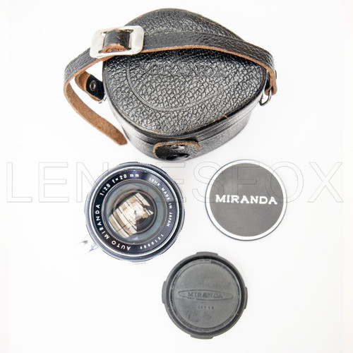 Angular Auto Miranda 28mm F2.8 Mont Miranda Tapas Case Cuero 0