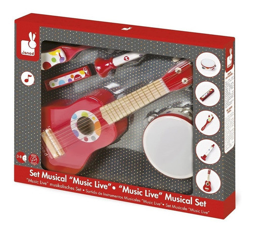 Set De Instrumentos Musicales J07626 Janod Universo Binario 0