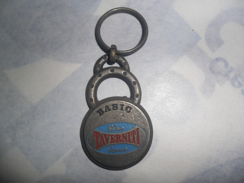 Llavero Basic Blue Taverniti Jeans Metal Metalico 0
