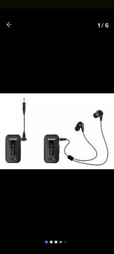 Sistema Inalambrico In Ear Acemic V5s Como Nuevo En Caja 0