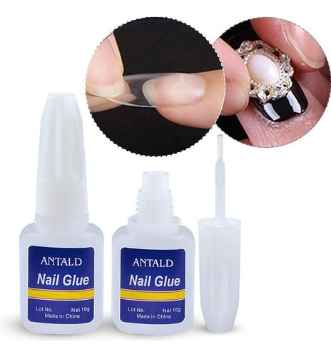 Pegamento Con Pincel / Nail Glue - Tips Deco - Uñas Esculpid 0