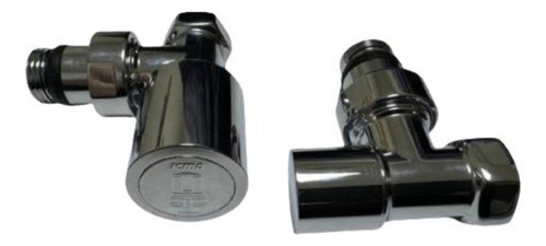 Juego De Válvulas Y Detentor Termostatizables Icma Cromada 0