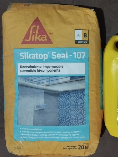 Sikatop Seal 107 X 25 - Dos Componentes 20 +5 0
