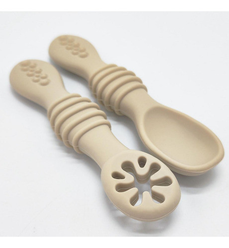 Set Cucharas De Entrenamiento Silicona Para Bebe- Precuchara 0