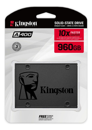 Disco Sólido Interno Kingston Sa400s37/960g Sata 960gb 0