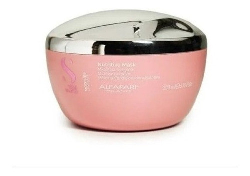 Máscara Alfaparf Baño Crema Moisture Low Semi Di Lino 200ml 0