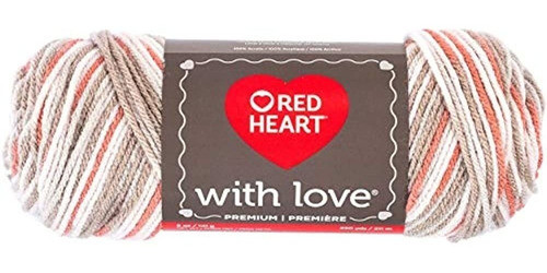 Red Heart E400-1434 Con Hilo Love, Mojave 0