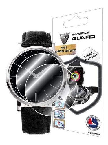 2 Protectores De Pantalla Film Compatible Univ 46mm Diametro 0