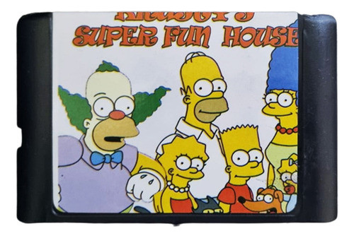 Cartucho Krusty Fun House Simpsons | 16 Bits Retro -museum- 0