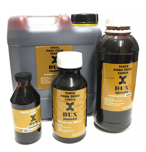 Tinta Dux Para Teñir Cueros 250cc. Marrón 0
