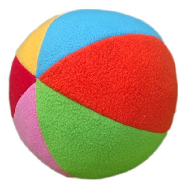 Pelota Tela Polar Sala Blanda Estimulación 10 Cm 0