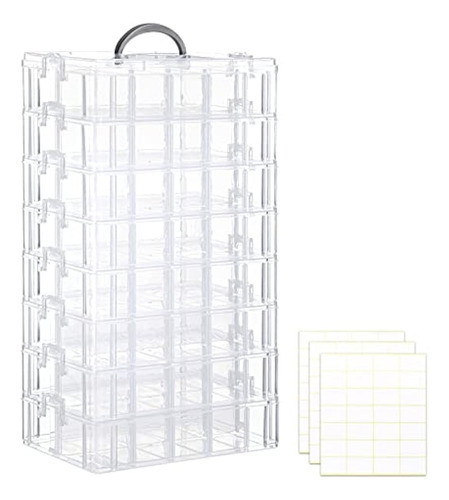 Quefe Caja De Almacenamiento Apilable De 8 Niveles 0