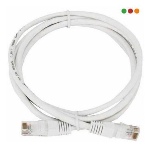 Patchcord Cat6 1m  Cca Bañado En Cobre Gris Anbyte 0