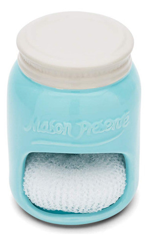 Soporte Para Tarro De Mason De Ceramica Fox Run Con Esponj 0