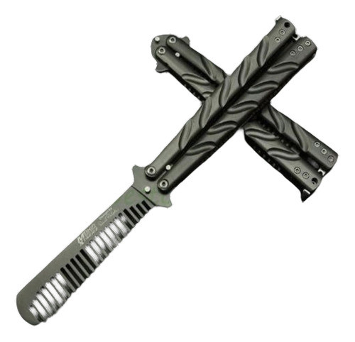Nueva Práctica De Alta Calidad Balisong Metal Butterfly Entr 0