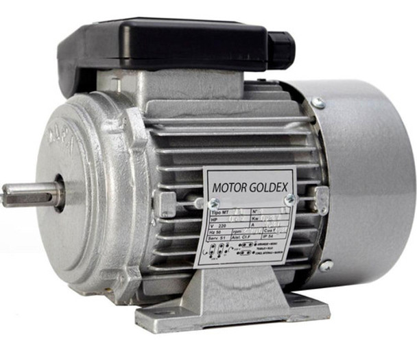 Motor Eléctrico Monofásico Blindado 1hp 1380rpm Goldex G P 0
