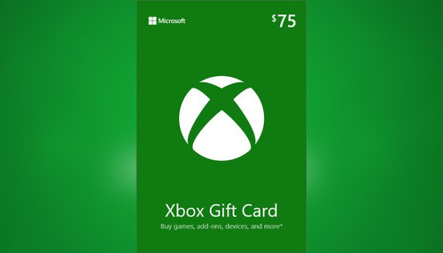 Tarjeta Gift Card Xbox De 75 Dólares (usa) 0