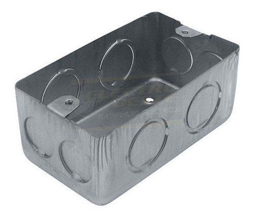 Caja Rectangular Metal Normalizada 9 De Julio X5u 0