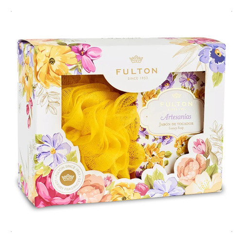 Fulton Estuche Jabón Artesanías + Esponja Exfoliante 0