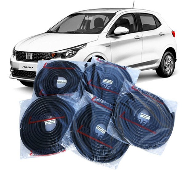Fiat Argo Burletes Kit X5 Unid. Puertas +baul Silvaflex 0