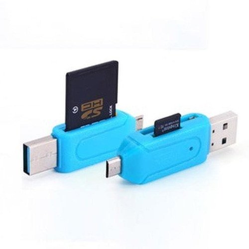 Lector De Memoria Tipo Pendrive P/ Sd Y Micro Sd - Polotecno 0
