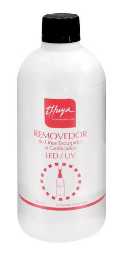 Removedor De Esmalte Semipermanentes Thuya X 500ml 0