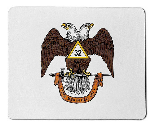 32 nd Degree Doble Headed Eagle Escocés Rite Mouse Pad 0