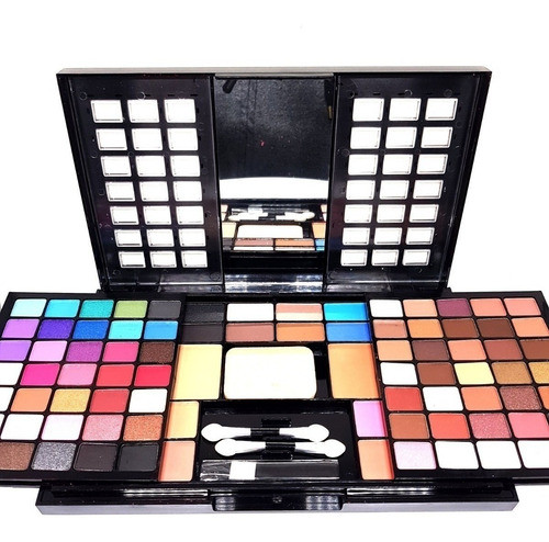 Set Paleta Maquillaje 91 Sombras Rubores Polvos Espejo $mi 0