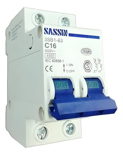 Llave Térmica 2 Polos Autorizada Por Ute Barril 0