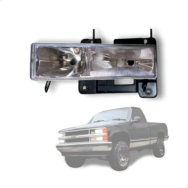 Left Headlight Chevrolet Silverado 1997–2002 Arteb OEM Driver Side