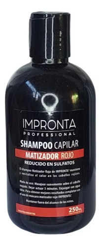Shampoo Matizador Rojo Impronta X 250ml 0