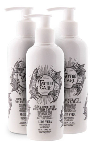 Crema Tattoo Care X3 U Humectante Para Tatuajes Tattoo 0